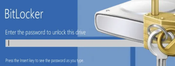 A bitlocker UI