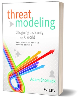 Cover of Threat Modeling: Designing for Security book